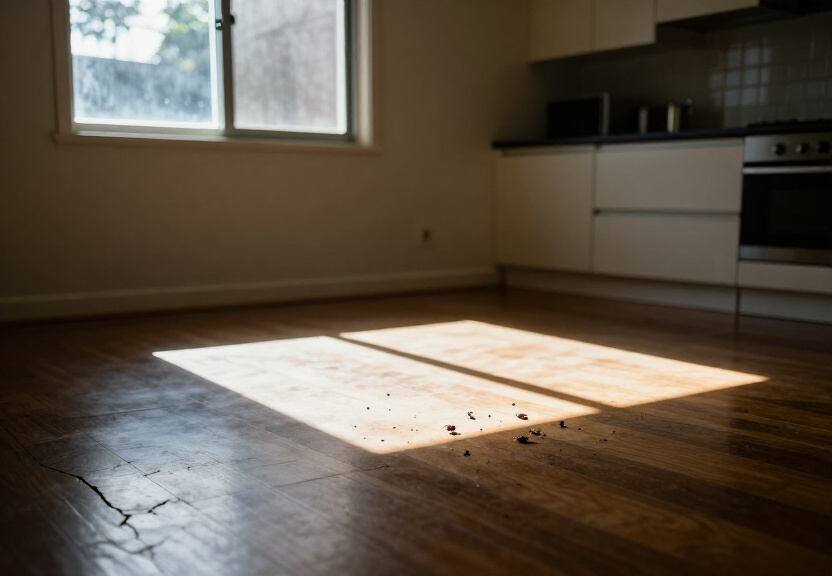 Ant trail in an Eastgardens living room before treatment